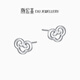 Trendy Acer Platinum PT950 platinum earrings for women, auspicious cloud pattern ear care earrings for girlfriends, price, one pair, about 1.5g