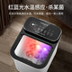 Changhong live model foot bath tub fully automatic foot washing heated foot bath bucket massage foot bath household electric constant temperature Mid-Autumn Festival gift practical for parents and elders men 43CM upgraded model three-stage Tai Chi knob massage + water and electricity separation black and white practical Mid-Autumn Festival birthday gift for elders, parents, parents