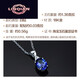 Lin light white diamond pendant with colored gemstones customized tanzanite necklace
