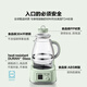 Buydeem health pot FK571, all glass 0 glue, mother and baby grade material, soft cooking, tea boiler, stewing, all-in-one tea kettle, kettle, scented tea health pot, good gift, light cedar green, all glass health pot FK571, single pot 1.2L