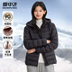 Snow Flying Women's Lightweight Down Jacket Autumn and Winter Fashion Versatile Hooded Short Jacket Large Pockets Design Warm Down Jacket