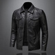 Customized Penalty Changzheng Huang Jingyu's same style casual leather jacket for men spring and autumn youth stand-up collar popular recommendation 2 PY1150 5XL