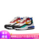 Nike (Nike) Sneakers masculins Air Max 270 React Chaussures pour femmes Couchon Air Cushion Chaussures Couleur combinaison AT6174-002 Rouge Blue jaune 40,5