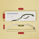 He Jian's bow pattern embroidery bow and arrow horizontal ruler eyebrow shape design artifact half tattoo eyebrow thrush measurement balanced eyebrow card symmetrical eyebrow ruler silver