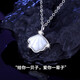 Ji Shizhe (GIEVSZHE) platinum pt950 platinum necklace with a shell pendant, birthday, Chinese Valentine's Day gift for girlfriend, noble platinum model - platinum necklace + white mother-of-pearl