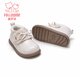 Fuluo Mi Girls Toddler Shoes Winter Sweet and Versatile Short Boots for Infants and Toddlers Non-Slip Plus Velvet Baby Cotton Shoes Off-White 24