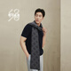 Ordos 1980 Autumn and Winter Worsted Cashmere Warm and Comfortable Scarf Men's Simple Cashmere Scarf 1980 Gray 180cmX60cm