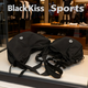 BLACKKISS中美品牌女包斜挎包帆布包饺子包女旅行包休闲包户外包男包通用包 卡其色小号（建议女生拍）（优质版本）容量很大