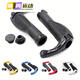 Drilled bicycle handlebars, mountain bike handlebars, aluminum alloy rubber handlebars, non-slip handlebars, comfortable grip, rubber handlebars black