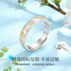 China Gold (CHINA GOLD) Auspicious Words Cat Pure Silver Couple Ring for Women Living Mouth Rings Looking for Wedding Gifts for Girlfriend and Wife’s Birthday Pure Silver Lucky Word Cat Ring-Jingsuda