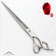 Xuanniao professional pet scissors, beauty trimming shears, dog shaving scissors, Teddy straight cut, bright 9.0 inches