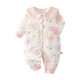 PurCotton 100% Cotton Era Shopping Mall Same Style 40g Baby Onesie Spring Autumn Winter Clothes Padded Warm Clothes for Girls Pink 59cm Recommended 5 to 12 Jin Jin is equal to about 0.5 kg