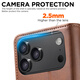 Luo Yi is suitable for Apple 17ProMax mobile phone case iPhone16/15/14/13Pro genuine leather clamshell magnetic leather case all-inclusive anti-fall silicone protective cover for men and women high-end brown calf simple magnetic leather case Apple 15ProMax