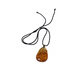 Qingcheng Mountain Natural Water Drop Flower Amber Pendant, Orphan, Same Style for Men and Women, Simple Autumn Necklace, Amber Pendant, Beeswax Gift, Flower Amber Water Drop Pendant, Orphan Product Has Expired