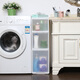 Likuai narrow gap storage cabinet imported from Japan overall cabinet drawer type bathroom storage rack four-layer storage cabinet