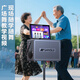 SANSUI Karaoke all-in-one outdoor square dance audio with display screen home karaoke portable trolley video machine smart large screen mobile ktv speaker subwoofer E33S (32 speakers + free three-year karaoke membership)