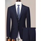 Lilan 2025 Spring and Autumn New Men's Suit Suit Business Casual Professional Wear Formal Tailored Jacket Suit Men GDB/603 Black Suit Suit 2XL 185 140-160Jin Jin equals 0.5 kg