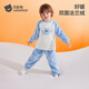贝肽斯儿童睡衣冬季2025新款宝宝家居服套装法兰绒加绒加厚保暖男童女童