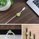 Storage supplies, data cable storage, network cable storage, charging cable socket holder, nail-free clips for hanging on the wall, no punching hooks - random colors - 8 pcs