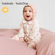 Balabala children's clothing baby jumpsuit baby romper 2025 thickened fart cover sweet floral 208425133206