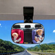 Hua Decoration Safety Seat Observation Rearview Mirror Cute Cartoon Mickey Car Baby Reverse Blind Spot Rear Auxiliary Mirror Black Baby Observation Mirror