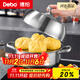 Debo Debo 316 stainless steel steamer two-layer 28cm household double bottom cooking soup pot gas stove induction cooker universal