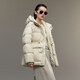 Govan Black Gold Goose Down Jacket Queen 5.0 Five-Platform 25 Years New Women's Puff Winter Down Jacket Platinum No. 5 L