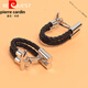 Pierre Cardin (Pierre Cardin) France imported quality and personalized new shirt accessories French cufflinks business men's cylindrical shape leather rope x177 black rope