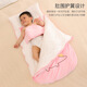 TKHE baby warm sleeping bag autumn and winter new thickened newborn baby quilt anti-jumping anti-kicking baby swaddling clothes baby warm sleeping bag pink duck upgraded thickened model L size recommended half-year-old to 2 years old comfortable and warm | shoulder pads do not leak