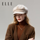 ELLE wool duck beret women's autumn and winter fashion versatile octagonal hat newsboy British style painter hat