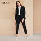 G2000 women's business casual suit top Temperament OL commuting slim suit women 00710002 Black/99 34/160