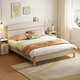 Lin's Home Bedroom Bed 1.5*2.0 Single Bed Modern Simple Small Apartment Full Side Bed Square Man Series RG2A