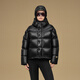 Govan Black Gold Goose Down Jacket Pioneer 5.0 Four Plates 2025 New Small Commuting Women's Down Jacket Black S