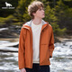 HENRY GRANT Henry Grant Autumn Orange Windproof Hooded Outdoor Sports Soft Shell Jacket Men's Casual Jacket Orange (QSV243601H166) One Size 48 (175/96A)