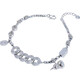 Lao Fengxiang Platinum Five Emperors Coin Bundi Beads Bracelet Women's Platinum Jewelry Platinum Approximately 13.25g/Platinum Five Emperors Coins Bundi Beads Bracelet