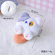 Cute kitten plush doll pendant, cartoon squeaking mobile phone plush pendant, cute doll bag pendant, white, free mobile phone clip + buckle