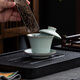 Lu Yan丨Beijing Hongyun Real Bare Price Complete Kung Fu Tea Set with Tea Tray Tianqing Ru Kiln Xishi Pot 16 Pieces