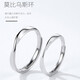 Pt950 platinum ring Möbius couple's ring, plain ring, engagement ring, birthday gift for girlfriend and wife, Möbius ring