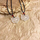 Mohen Fox Face New Chinese Style Fox Braided Pendant Necklace New National Style Design Necklace Jewelry White-Fox Face