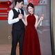 Feng Xiaowei New Chinese Style Toast Wear Bridal Red Halter Neck Cheongsam Morning Robe 2025 New Engagement Wedding Dress Female Style Burgundy Long M
