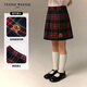 Teenie Weenie Kids Bear Children's Wear 26 New Girls Baby College Plaid A Version Pleated Skirt Mixed Color 130cm