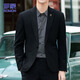 ROMON suit men's autumn and winter business professional formal casual suit men's wedding groom's best man's dress jacket