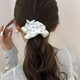 Su Chun Korean Oni Neues blaues Polka Dot College Haarring vielseitiger Pendler Feel