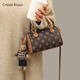 CRTNZO KROEZ Light Luxury Bag Women's Bag 2025 New Crossbody Bag Portable Bowling Bag Birthday Anniversary Gift Practical Brown-Female Bag for Girlfriend Wife Best Friend