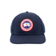 Canada Goose autumn and winter fashionable and versatile logo Logo - Baseball Cap Unisex Couple Style Blue Blue F