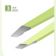 Botanical beauty tweezers are precise and durable, flat mouth + bevel mouth