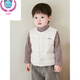 Brudin vest autumn and winter baby down children's vest lightweight autumn and winter infant inner vest boys and girls warm white 66 cm