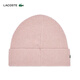 LACOSTE French crocodile same style 25 autumn new wool scarf and knitted hat gift box | RB5385 ADY/light pink