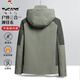 Woodpecker (TUCANO) three-in-one jacket men's winter 2025 new velvet thickened outdoor three-proof warm mountaineering clothing military green (three-in-one removable liner) XL (recommended 120-140 Jin Jin equals 0.5 kg)