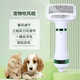Dog and cat quick-drying fluffy comb pet smart electric hot air comb dog and cat air-drying and hair removal all in one champagne gold